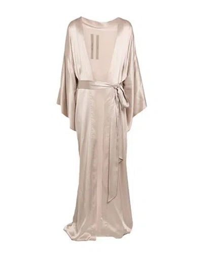 Rick Owens Man Overcoat & Trench Coat Grey Size Onesize Acetate, Viscose In Neutral