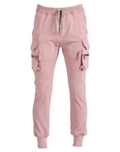 Rick Owens Man Pants Antique Rose Size 40 Cotton In Pink