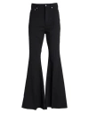 Rick Owens Man Pants Black Size 29 Virgin Wool, Elastane