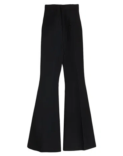 Rick Owens Man Pants Black Size 30 Cotton, Elastomultiester, Rubber