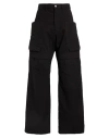 Rick Owens Man Pants Black Size 31 Cotton In Black