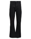 Rick Owens Man Pants Black Size 31 Polyester In Animal Print