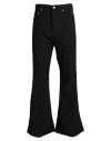 Rick Owens Bolan Bootcut Belt Loop Five Pocket Trousers In Black