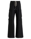 Rick Owens Cargobelas Heavy Cotton Poplin Pant In Black