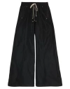 Rick Owens Bela Japonette Cupro Wide Pants In Black