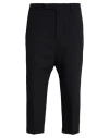 Rick Owens Man Pants Black Size 32 Virgin Wool In Black