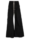 Rick Owens Cargobelas Heavy Cotton Poplin Pant In Black