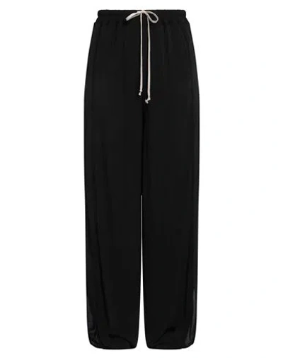 Rick Owens Man Pants Black Size 32 Cupro, Elastane