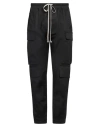 Rick Owens Man Pants Black Size 34 Cotton, Elastane