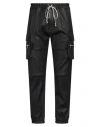Rick Owens Man Pants Black Size 36 Lambskin, Cotton, Lycra In Black