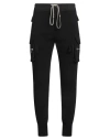 Rick Owens Elastic Waistband Trousers With Side And Back Pockets In Black