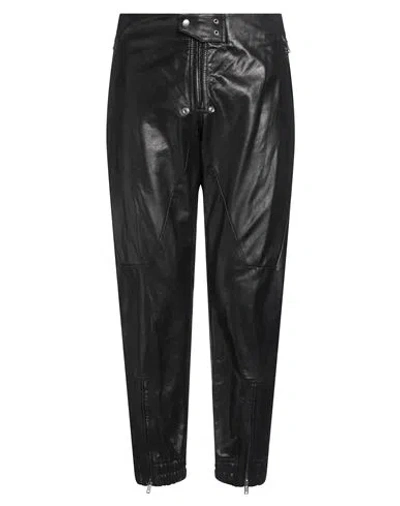 Rick Owens Man Pants Black Size 30 Calfskin