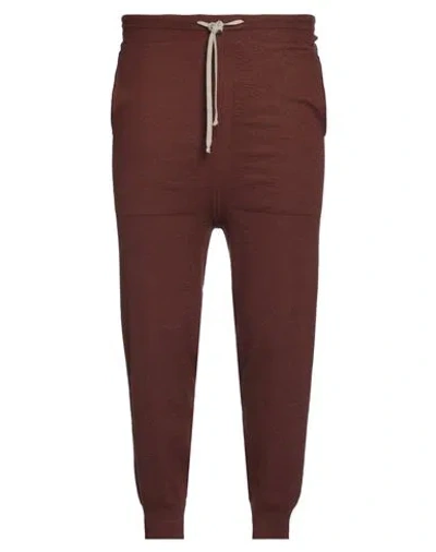 Rick Owens Man Pants Brown Size M Cashmere