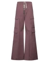 Rick Owens Man Pants Garnet Size 32 Cotton In Red
