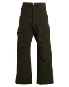 Rick Owens Man Pants Dark Green Size 31 Cotton