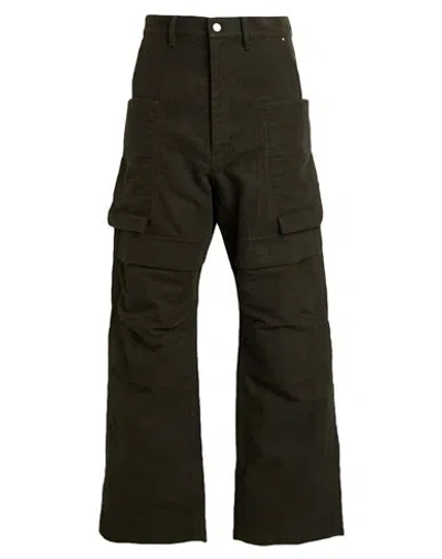 Rick Owens Man Pants Dark Green Size 31 Cotton