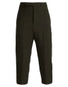 Rick Owens Man Pants Dark Green Size 36 Virgin Wool