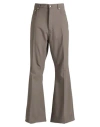 Rick Owens Man Pants Grey Size 34 Virgin Wool, Elastane In Gray