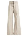 Rick Owens Man Pants Light Grey Size 32 Cotton, Elastane In Neutral