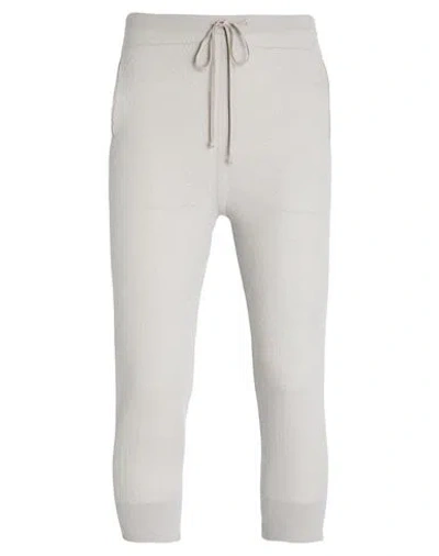 Rick Owens Man Pants Light Grey Size L Cashmere In Gray