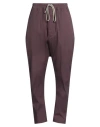 Rick Owens Straight-leg Drawstring-waistband Trousers In Purple