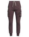 Rick Owens Man Pants Mauve Size 38 Cotton, Elastane In Purple