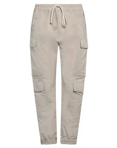 Rick Owens Man Pants Taupe Size 32 Polyester In Grey