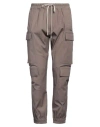 Rick Owens Man Pants Taupe Size 34 Cotton, Elastane In Grey