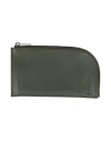 Rick Owens Man Pouch Dark Green Size - Bovine Leather