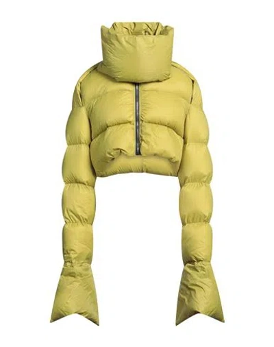 Rick Owens Yellow Babel Mountain Down Jacket In 32 Acid