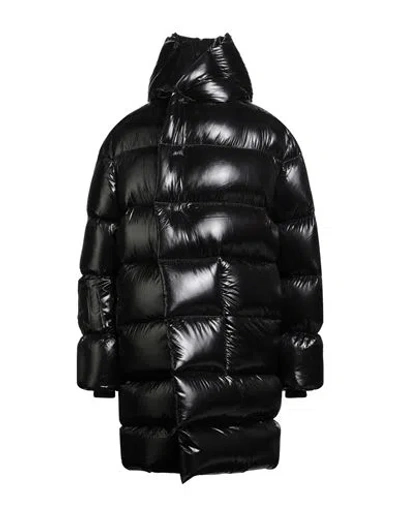 Rick Owens Man Puffer Black Size 42 Polyamide