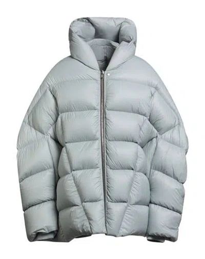Rick Owens Man Puffer Sky Blue Size 38 Polyamide
