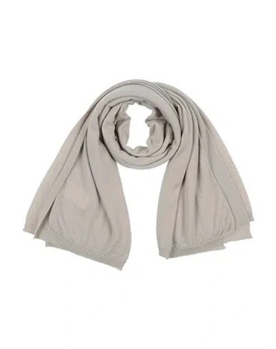 Rick Owens Man Scarf Beige Size - Cashmere In Gray