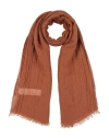 Rick Owens Man Scarf Camel Size - Modal, Linen, Silk In Beige