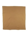Rick Owens Man Scarf Camel Size - Wool In Sand