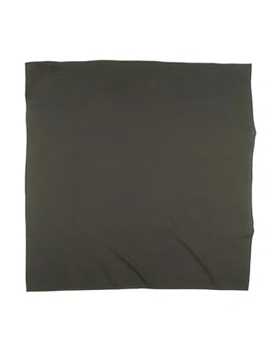 Rick Owens Man Scarf Dark Green Size - Wool