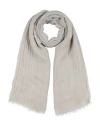 Rick Owens Man Scarf Light Grey Size - Modal, Linen, Silk