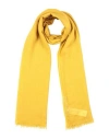 Rick Owens Man Scarf Marigold Size - Virgin Wool, Silk, Cashmere In Yellow