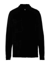 Rick Owens Man Shirt Black Size 38 Viscose, Silk