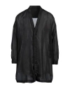 Rick Owens Man Shirt Black Size 40 Silk