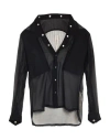 Rick Owens Man Shirt Black Size 38 Silk