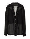 Rick Owens Man Shirt Black Size 44 Cupro In Black