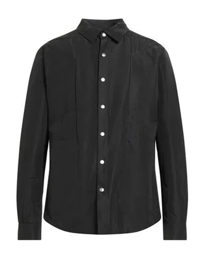 Rick Owens Man Shirt Black Size 44 Polyester