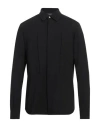Rick Owens Man Shirt Black Size 44 Virgin Wool In Black