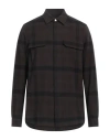 Rick Owens Man Shirt Khaki Size 40 Cotton In Black