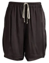 Rick Owens Drawstring Bermuda Shorts In Gray