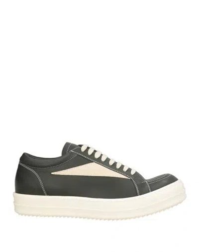 Rick Owens Man Sneakers Black Size 9 Leather