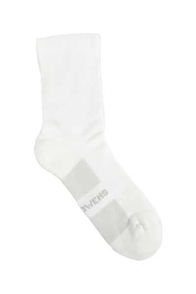 Rick Owens Man  Socks In White