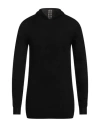 Rick Owens Crew-neck Organic Cotton Sweatshirt In Black