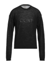 Rick Owens Man Sweater Black Size M Virgin Wool In Black